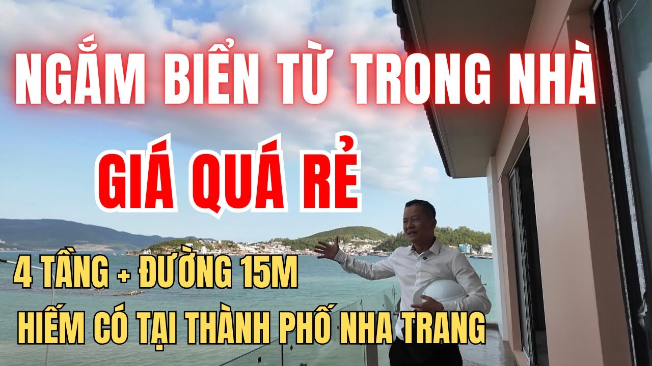 Ngắm biển từ trong nhà mình, giá QUÁ RẺ tại Nha Trang | Nhà sát biển Nha Trang 