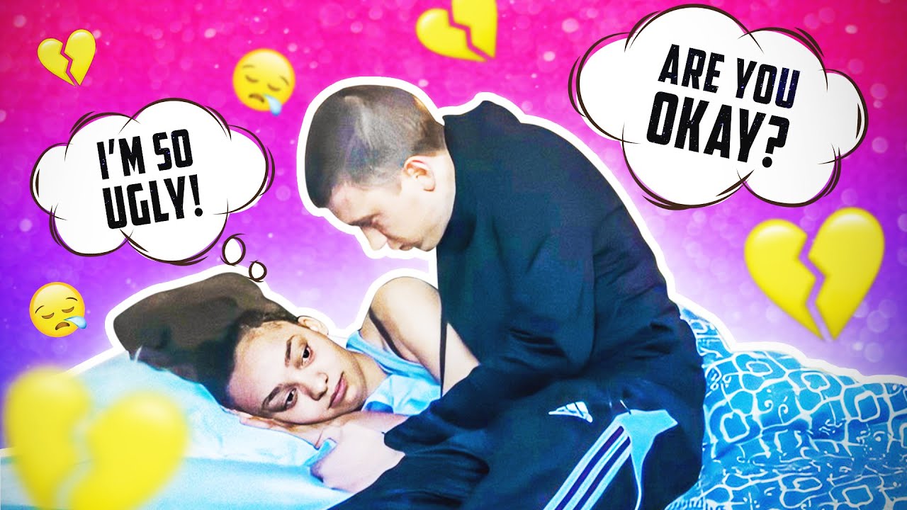 BEING INSECURE WHILE PREGNANT TO SEE HOW MY BOYFRIEND REACTS!