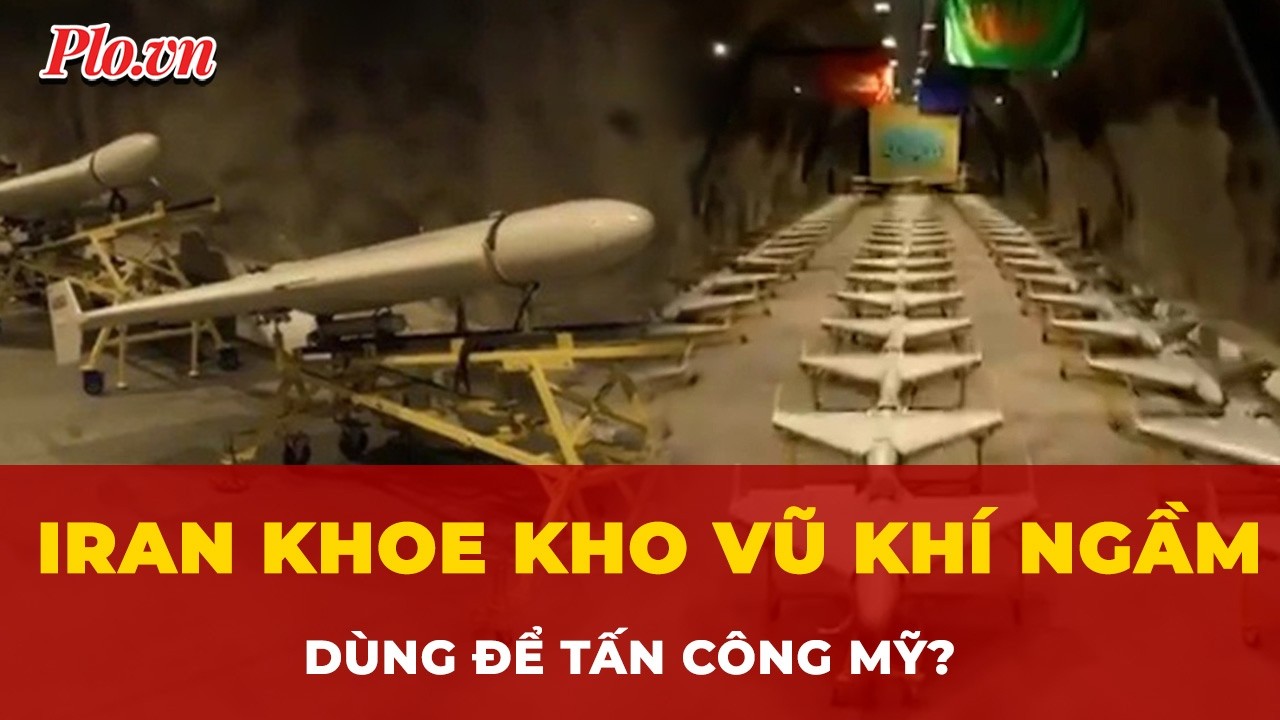 ‘Chấn động’ kho vũ khí dưới lòng đất của Iran, 1 lệnh là khai hỏa tấn công Mỹ? | Tin nhanh