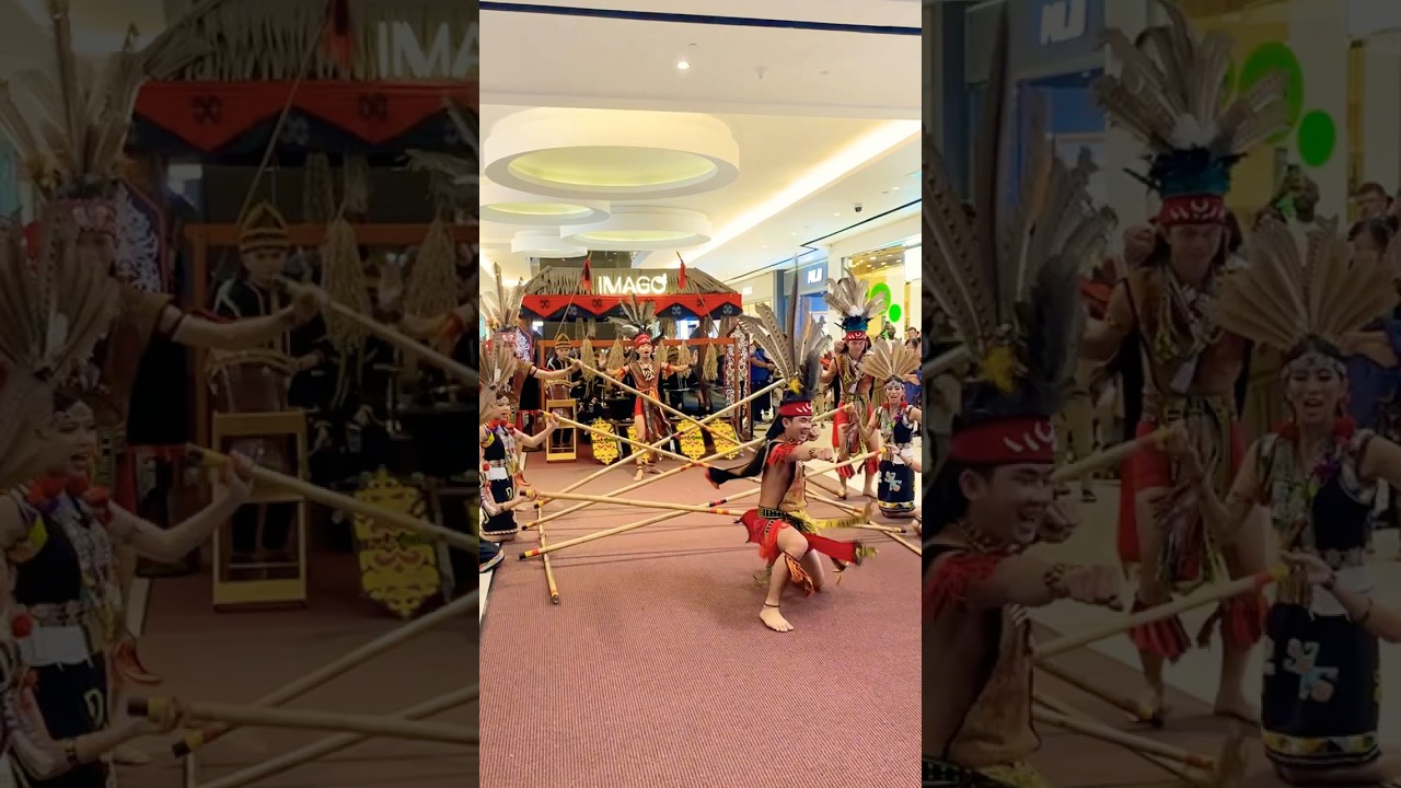 The fascinating bamboo dance 💃🏼