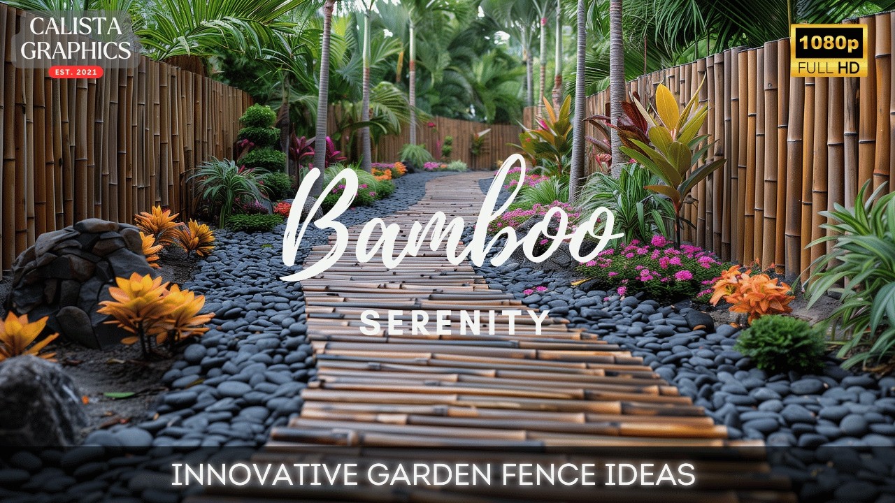 Bamboo Serenity: Innovative Garden Fence Ideas
