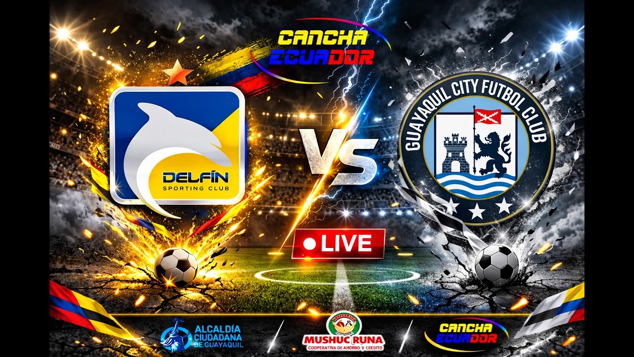 🛑 EN VIVO - PARTIDO DELFÍN VS GUAYAQUIL CITY | FECHA 3 - FASE 1 | LIGA ECUABET 2026 | Formato AUDIO