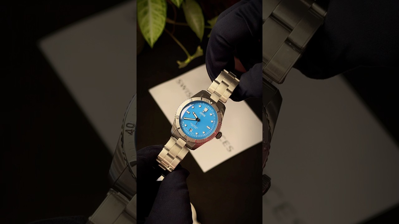 Aura farming with the Oris Divers 65 cotton candy blue 🥶 