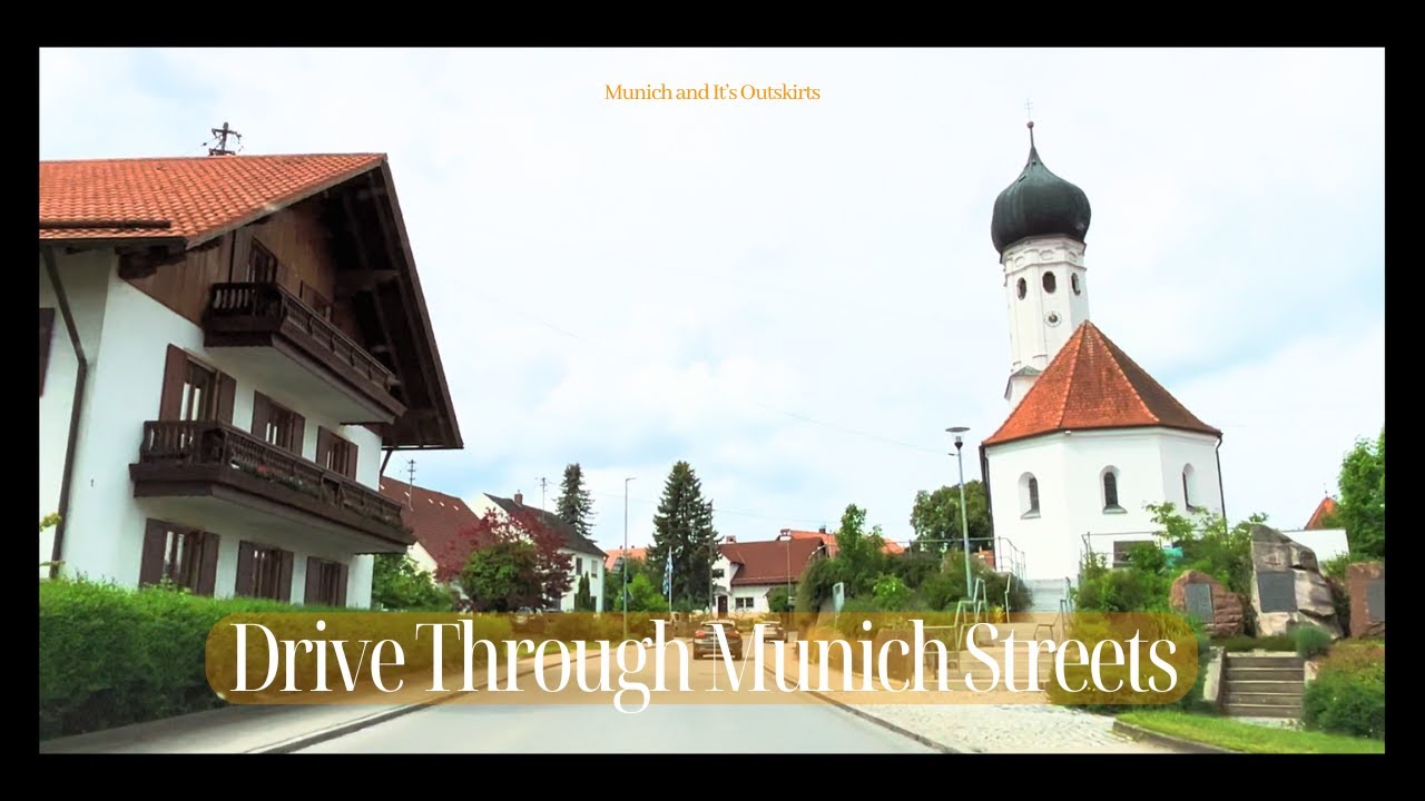 Live!! Drive Through Munich Streets | Drive With Hiba | Germany
