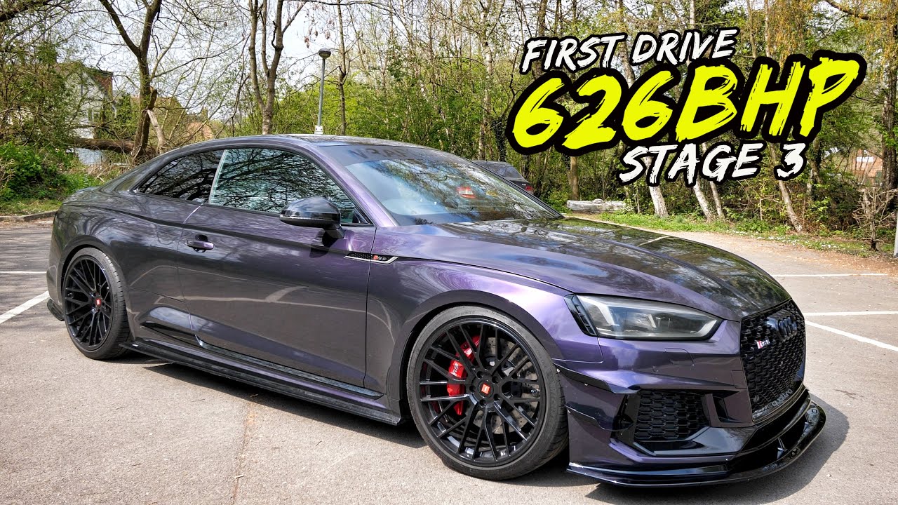 MY *OUTRAGEOUS 626BHP STAGE 3* AUDI RS5 GETS ITS FIRST DRIVE!!