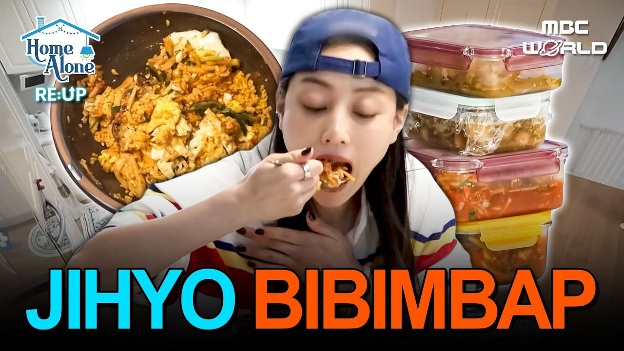 [ENG/JPN] TWICE Jihyo’s Cozy Bibimbap Cooking at Home🍚 #TWICE #JIHYO