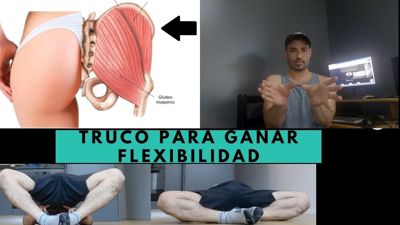 TRUCO increíble para aumentar tu flexibilidad ( apretando los glúteos ) descubre por qué!