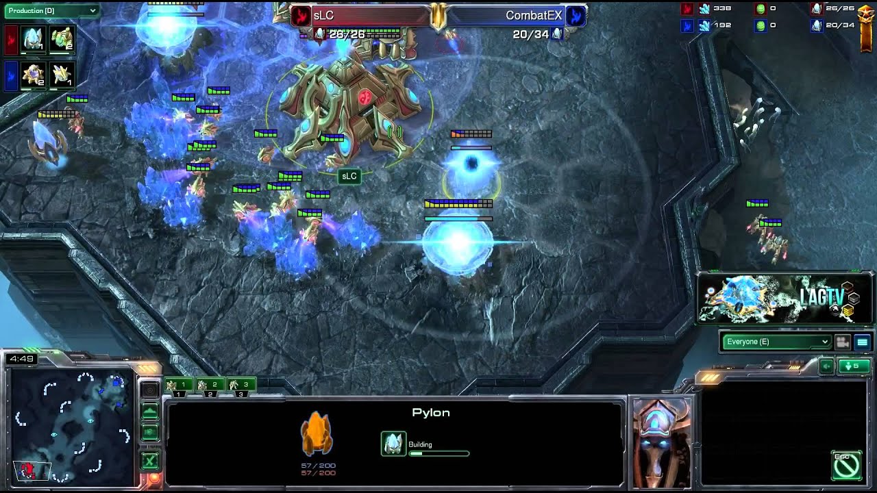 WCF Mini Series Game 2 -- HDStarcraft & LAGTV