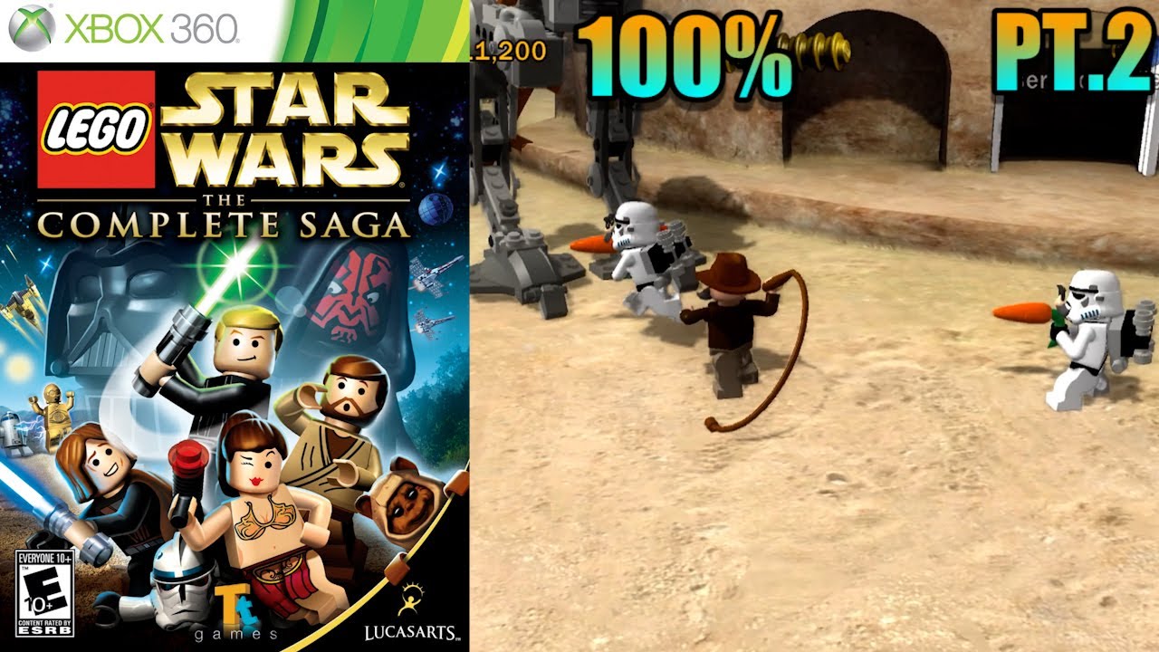 Lego Star Wars: The Complete Saga (Free Play Mode) [77] 100% Xbox 360 longplay pt.2