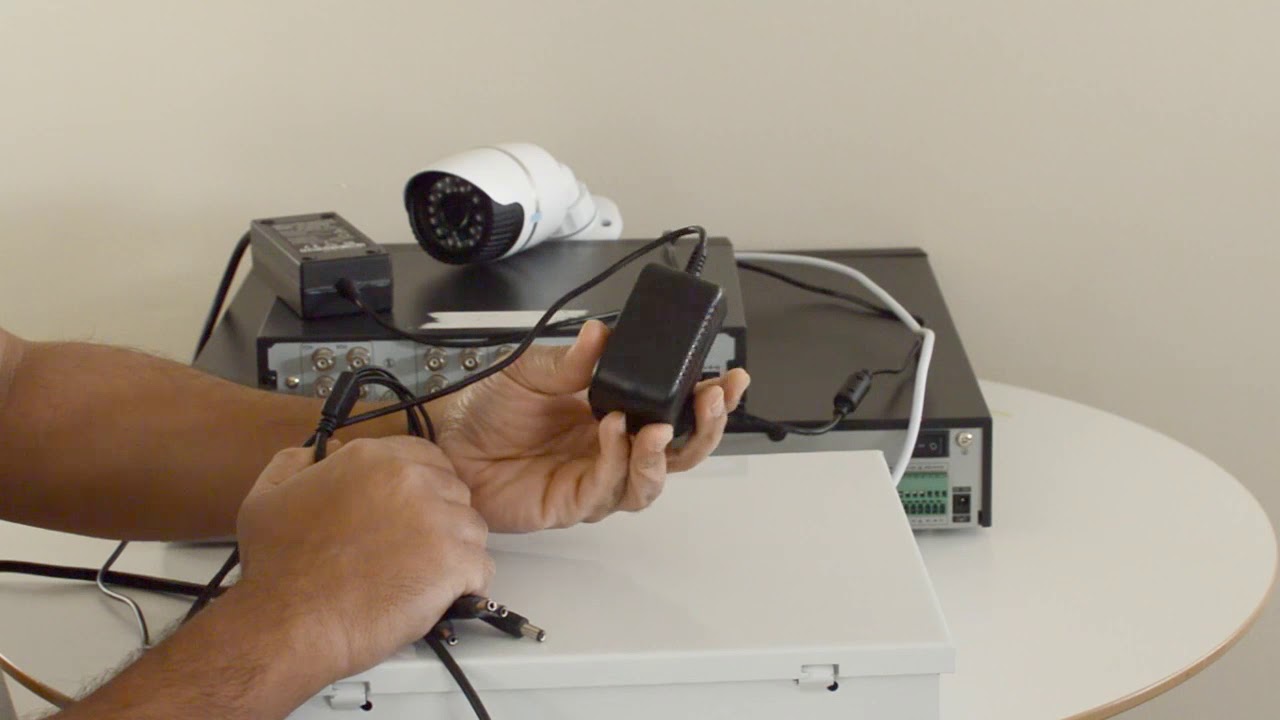 what are the basic components of an analogue CCTV system