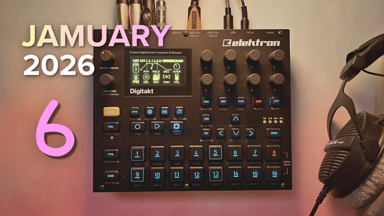 Jamuary 2026 #6 | Dreamy Synthwave | Elektron Digitakt