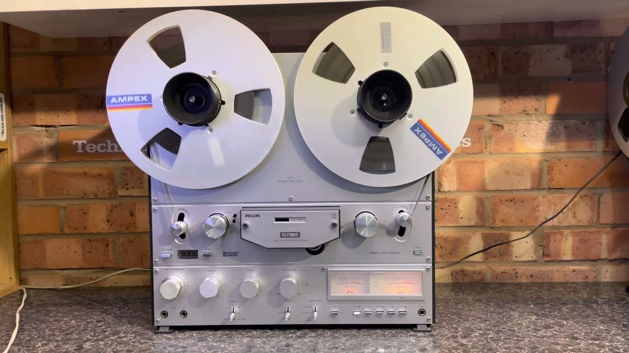 PHILIPS N-7300 REEL TO REEL TAPE RECORDER AUSTRIA 1980