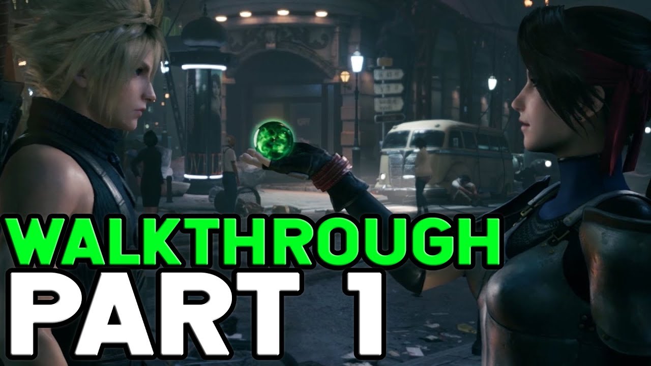 Final Fantasy 7 Remake Walkthrough Part 1 - ITS HERE!!!!!