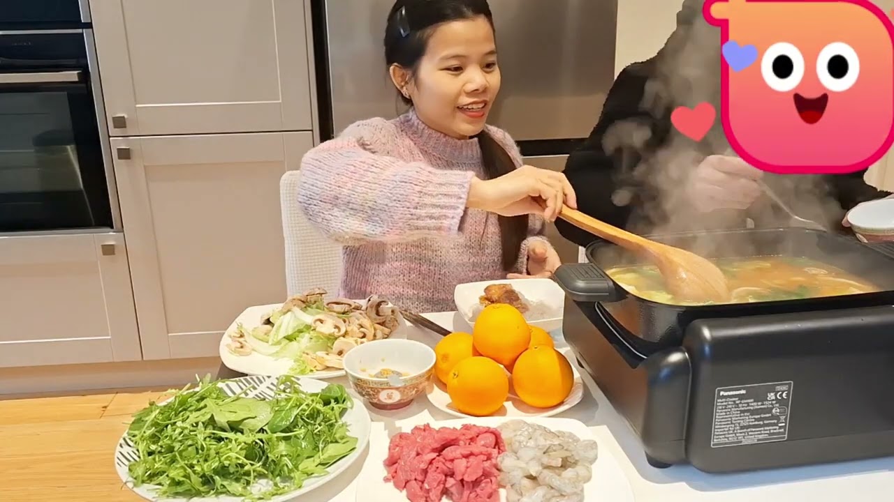 Làm nồi lẩu thái vào thời tiết lạnh ở Châu âu 🍲. #bimilcuocsonguk #vlog #cooking #mukbang #foryou 