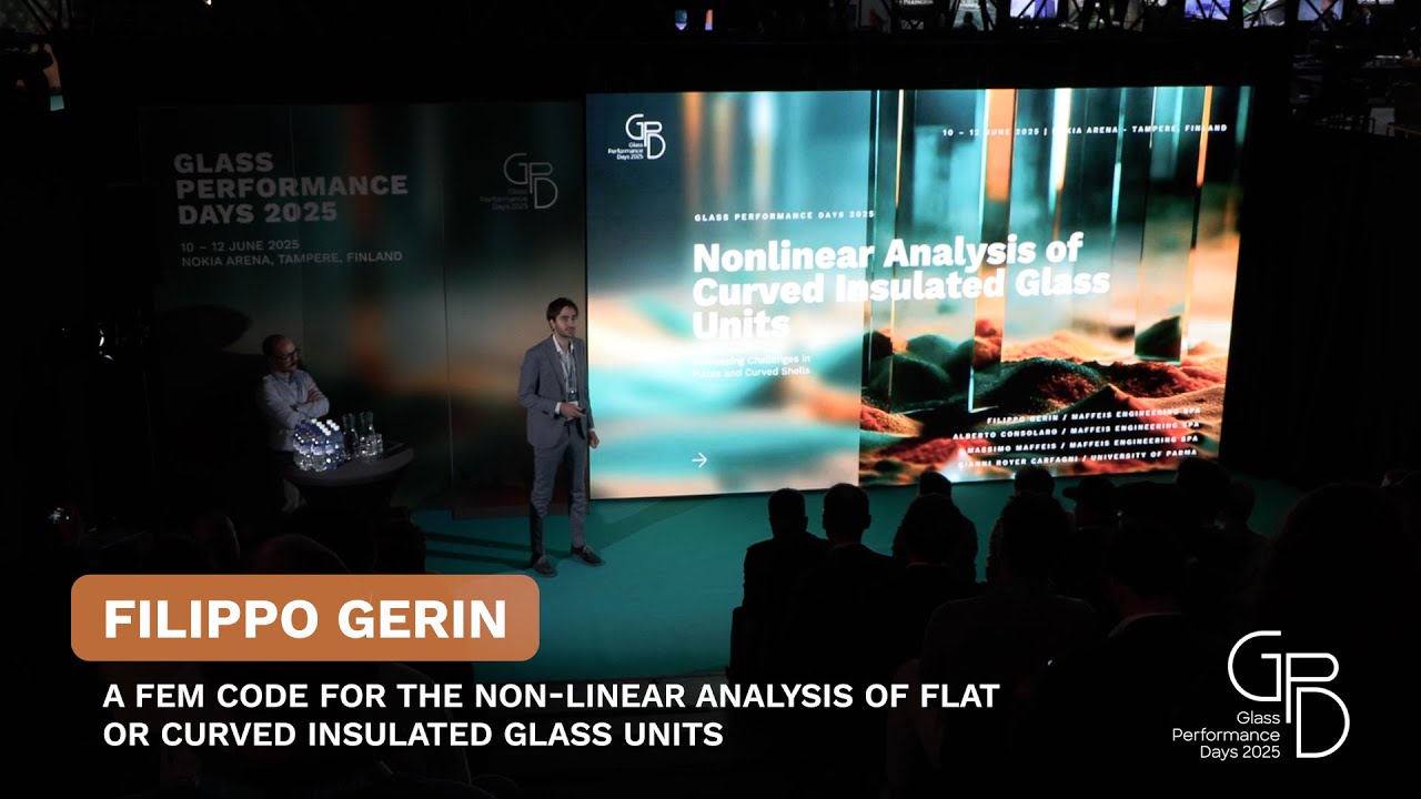 Filippo Gerin | A FEM code for the non-linear analysis of flat or curved insulated glass units