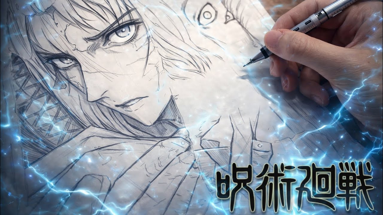 【Manga Page】How to draw Jujutsukaisen/ Yuta vs Sukuna 