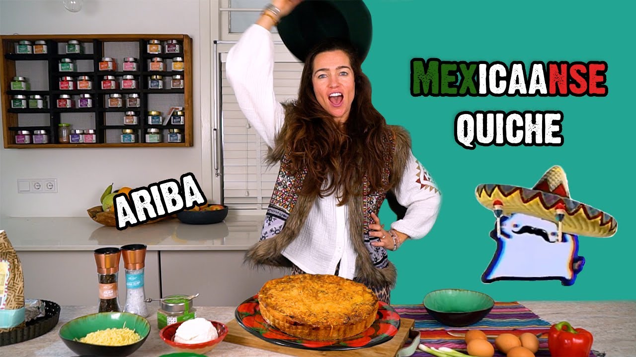 De lekkerste Mexicaanse quiche met cottage cheese