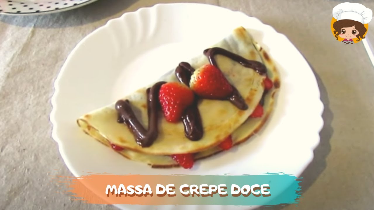 MASSA DE PANQUECA SIMPLES C/ BRIGADEIRO E MORANGO - MIL DELÍCIAS NA COZINHA