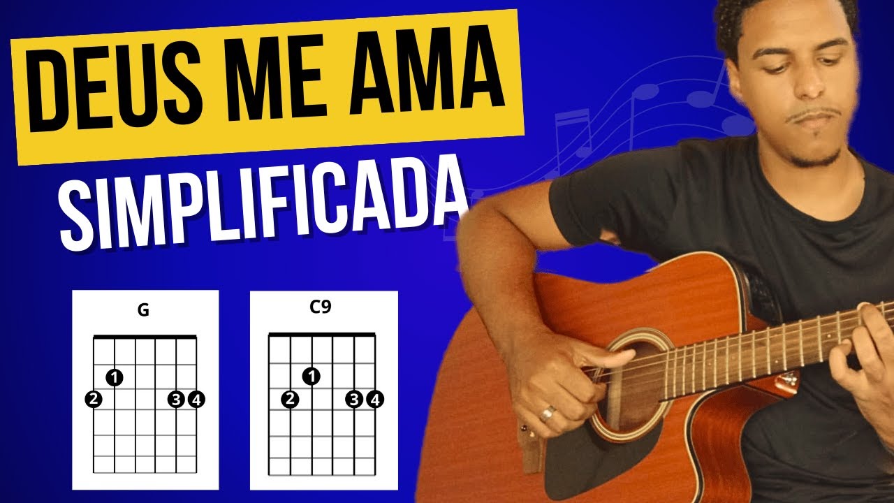 Como tocar 'Deus Me Ama' - Thalles Roberto (AULA DE VIOLÃO PARA INICIANTE)