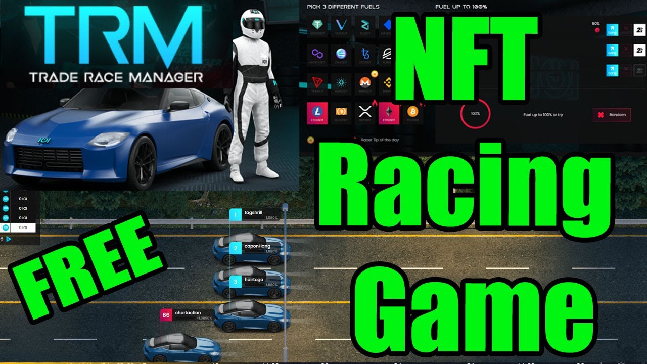 Trade Race Manager NFT Racing Game - Must See