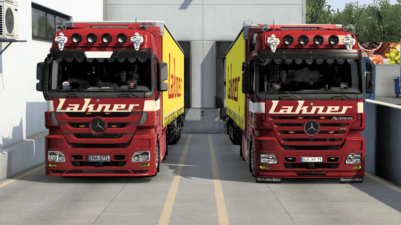ETS2 1.47 ProMods 2.65 Convoy Multiplayer Mercedes Actros 1844 MP3/MP2(Klagenfurt 🇦🇹-Szombathely 🇭🇺)