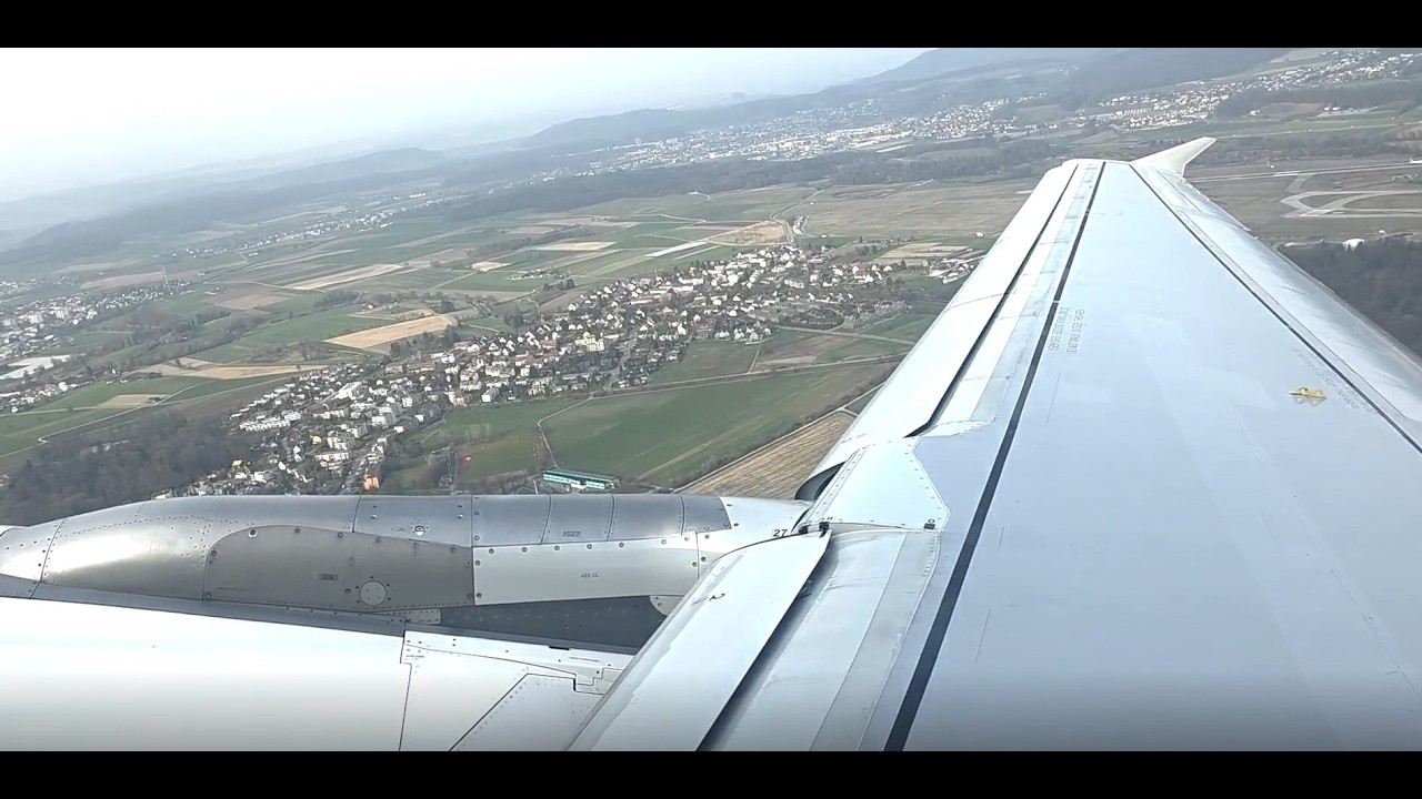 TP921 Takeoff and landing between Zurich and Oporto