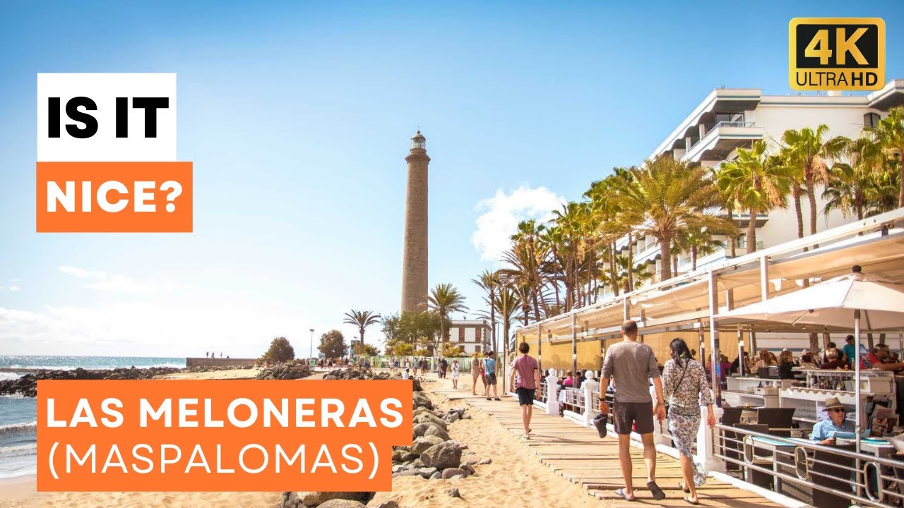 Walking Tour in Las Meloneras (Maspalomas | Gran Canaria) – 4K Walkthrough