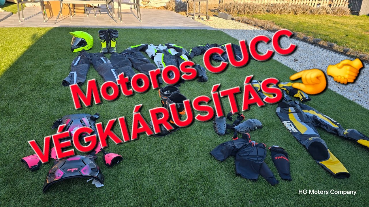 Eladó motoros cuccok kabát nadrág bőrruhák csizma