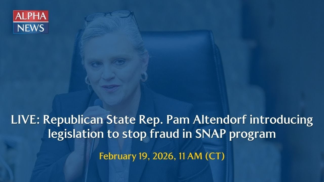 LIVE: Republican State Rep. Pam Altendorf introducing legislation to stop fraud in SNAP program