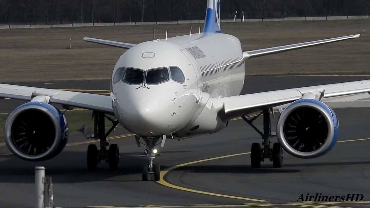 Airbus A220 Bombardier CS100 C-FFCO - Test Program - Budapest, Franz Liszt Airport (BUD)