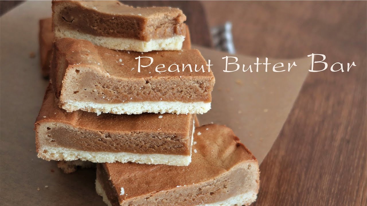 [Recipe]Peanut butter bar 스트레스를 날려주는 한입, 피넛버터바 만들기