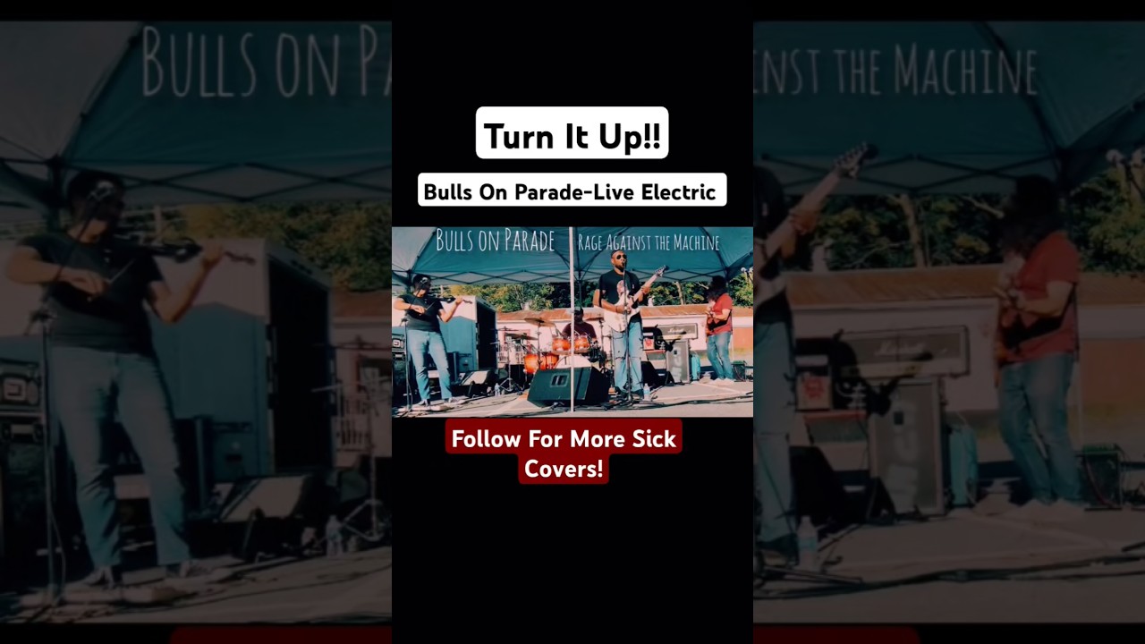 Bulls On Parade -  Rage Against The Machine (Full Electric Live) | Marshal Fuzz 