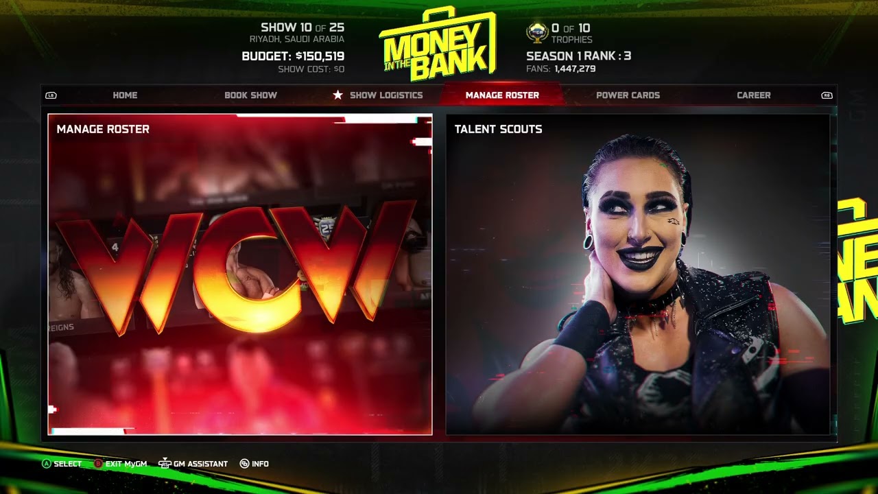 Money In the Bank WCW top the charts #5