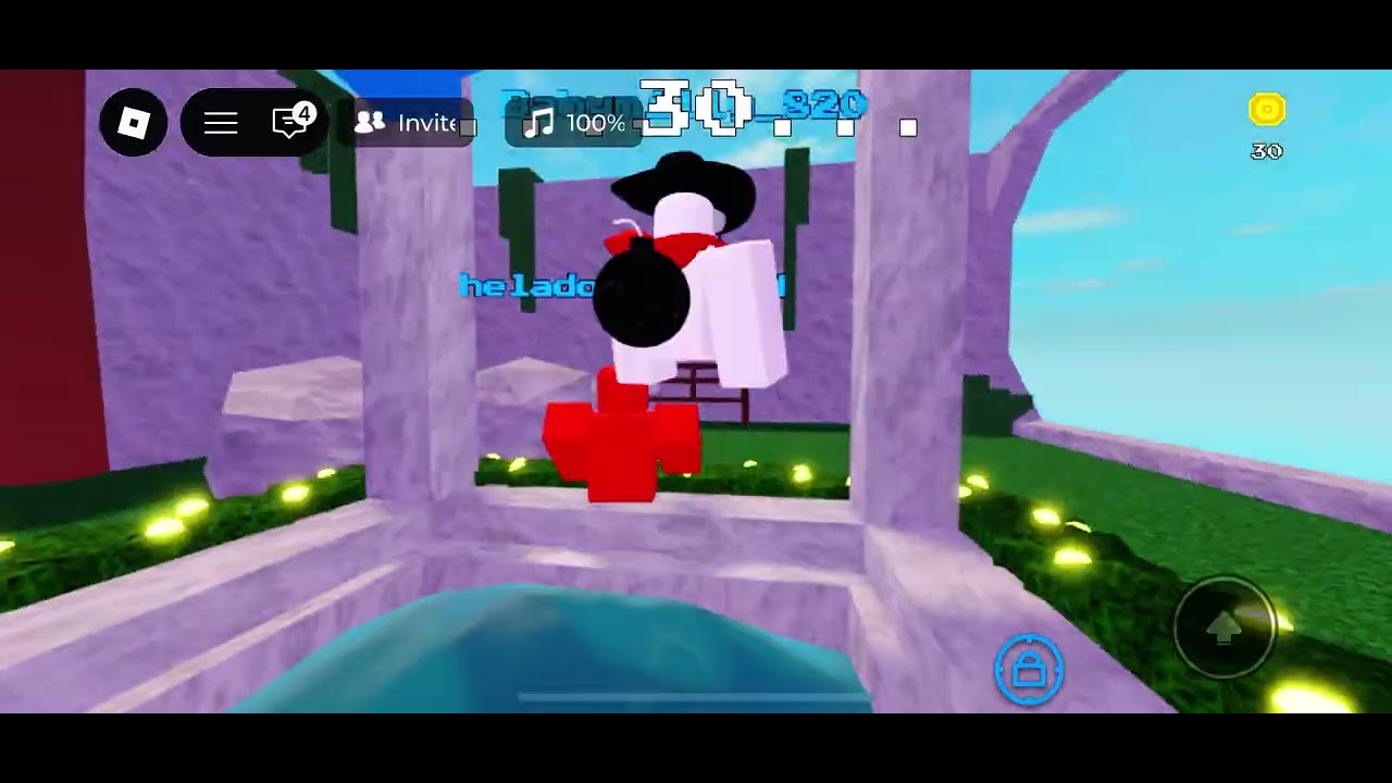 Playing gorilla tag in Roblox!