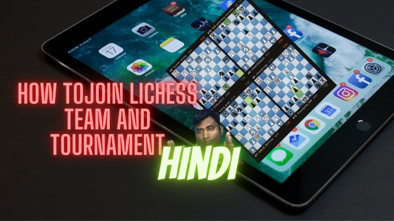 How to join lichess team and tournament