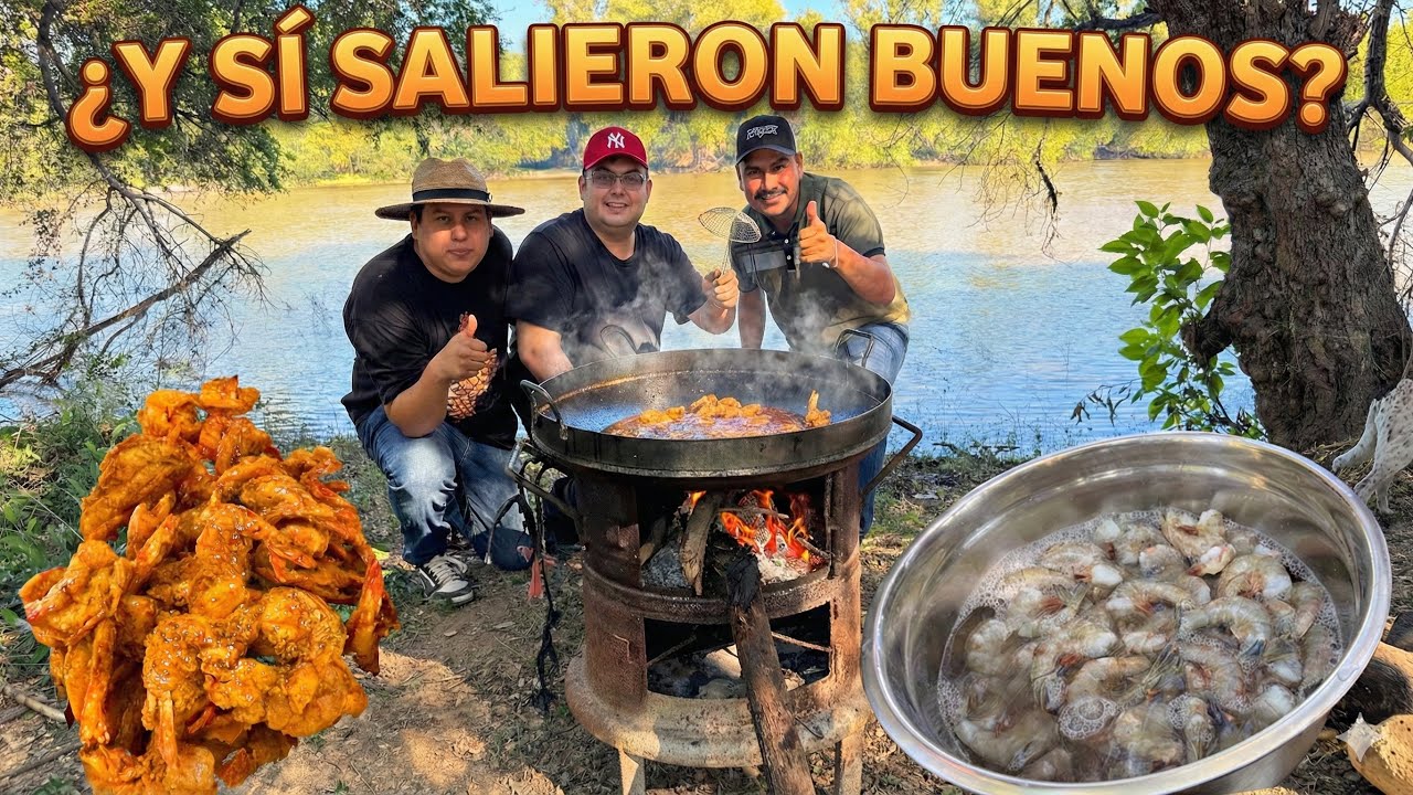Estos Camarones a La Cucaracha Casi Salen Mal 