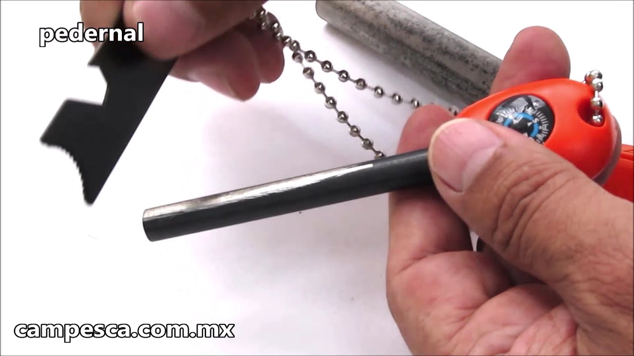 Haciendo fuego con pedernal y magnesio