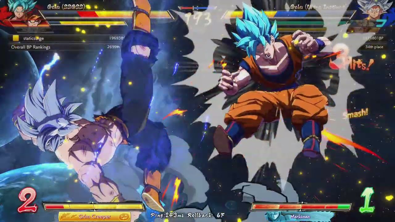 رانكد ماتش |dragon ball fighter z