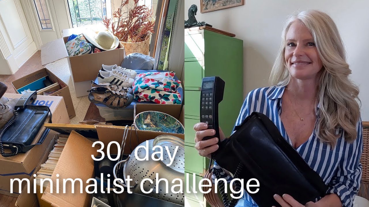 30 day minimalist challenge - declutter your life