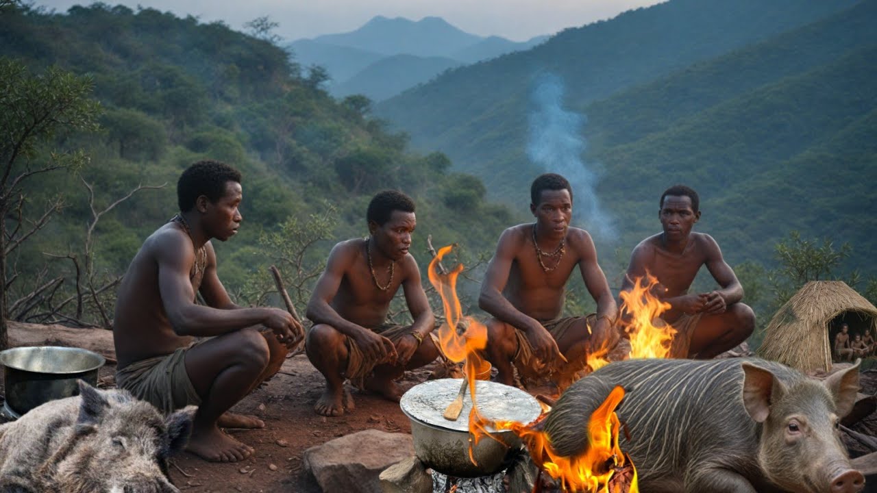 Wild Kitchen | Hadzabe Tribe Catching And Cooking tradition