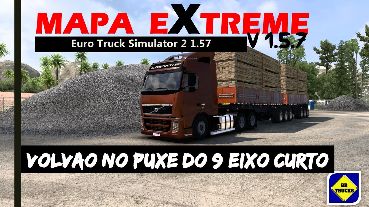 002 - IVECO NO PUXE DA RODOCAÇAMBA - AM29 - MAPA EXTREME 1.5.7 - ETS 2 1.57 | 07 - 01 - 2026  |