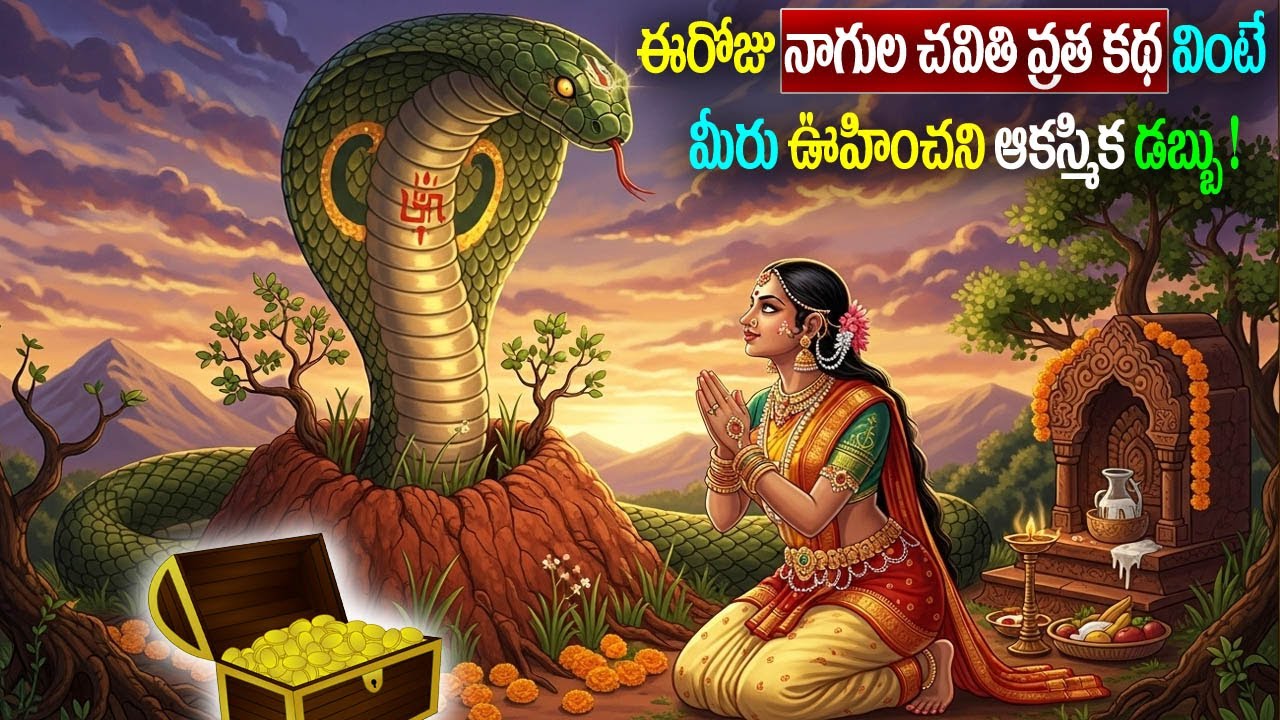 ఈరోజు నాగుల చవితి వ్రత కథ వింటే మీరు ఉహించని డబ్బు || Nagula Chaviti Vrata  #katha #nagulachavithi