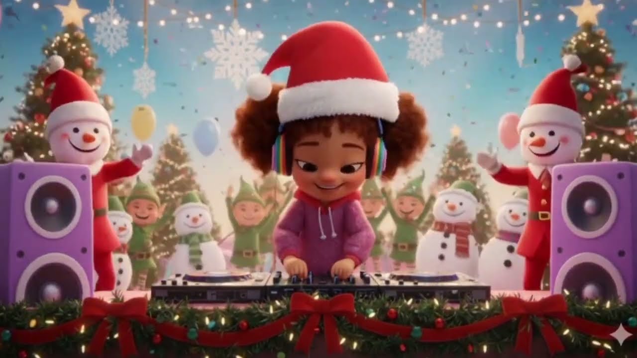  Vem chegando o Natal -  Brilha  ( Tudo que eu quero é Brilhar) - Música de Natal -  DJ Estrelinha 