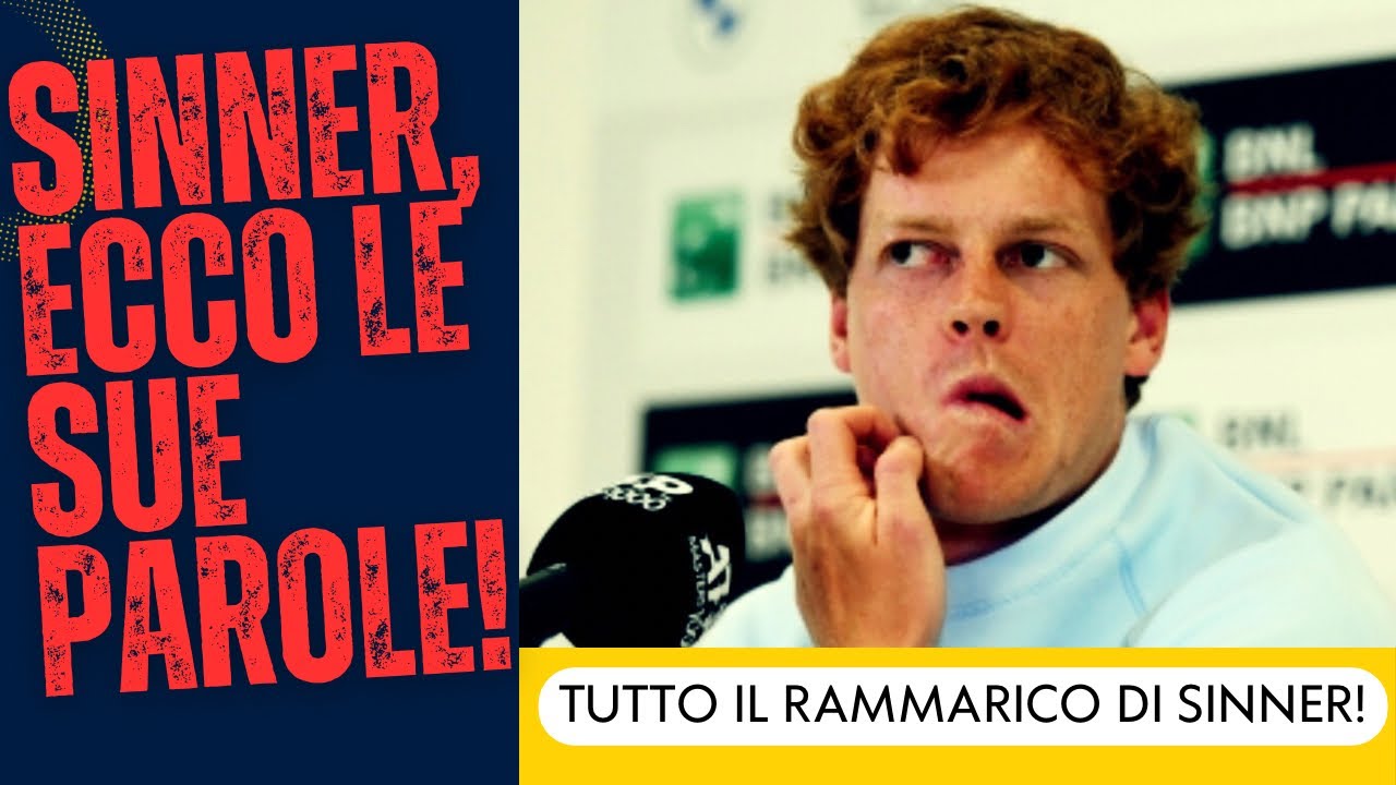 TUTTA LA DELUSIONE DI SINNER PER LA FINALE, MA ORA SI VOLTA PAGINA: OBIETTIVO US OPEN!🔥🎾