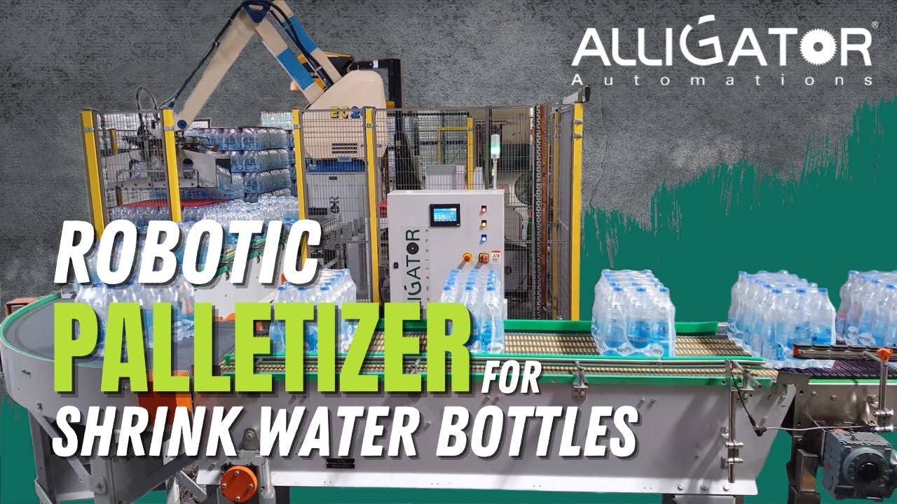 Robotic Palletizer for Packaged Water Bottles