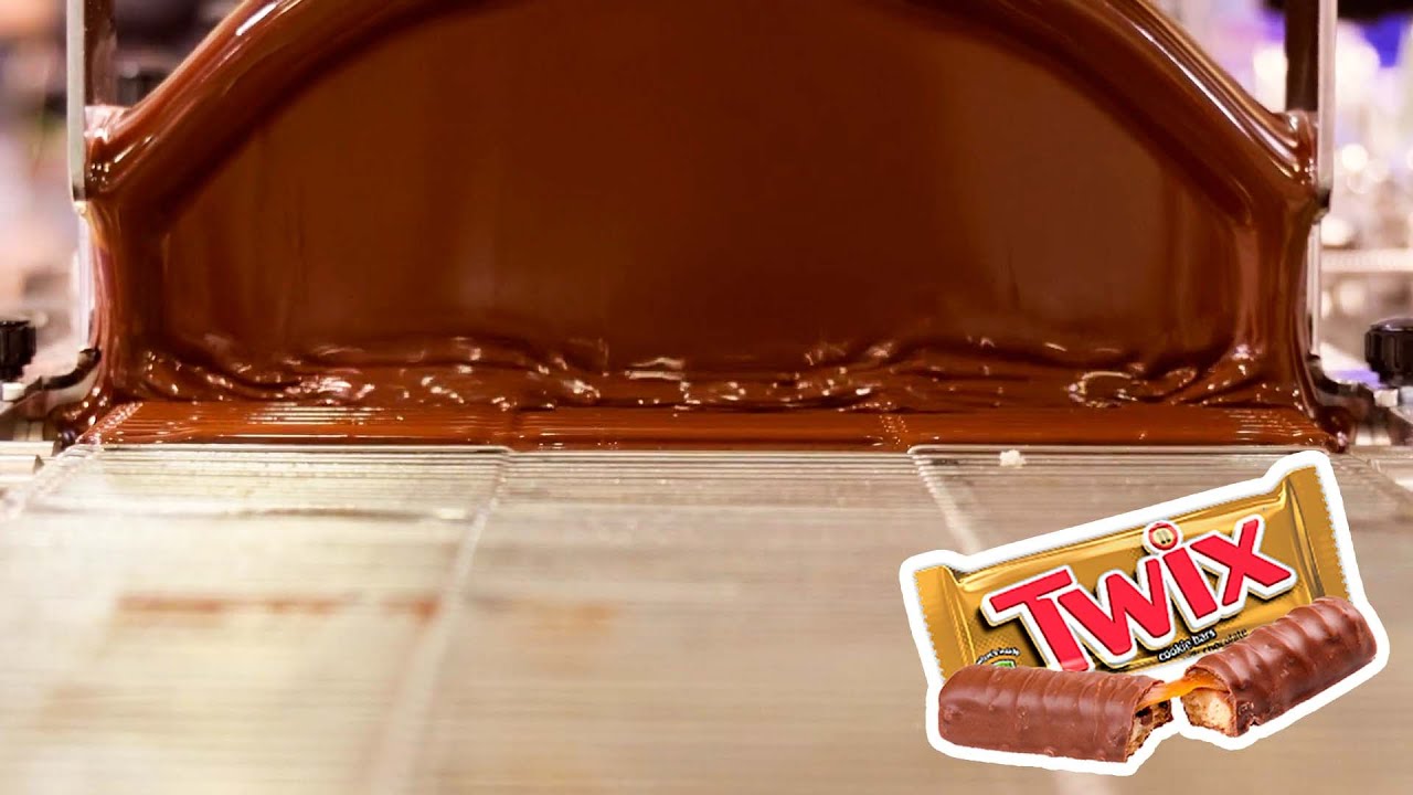 Как производятся конфеты Twix на фабрике - Как производится Twix