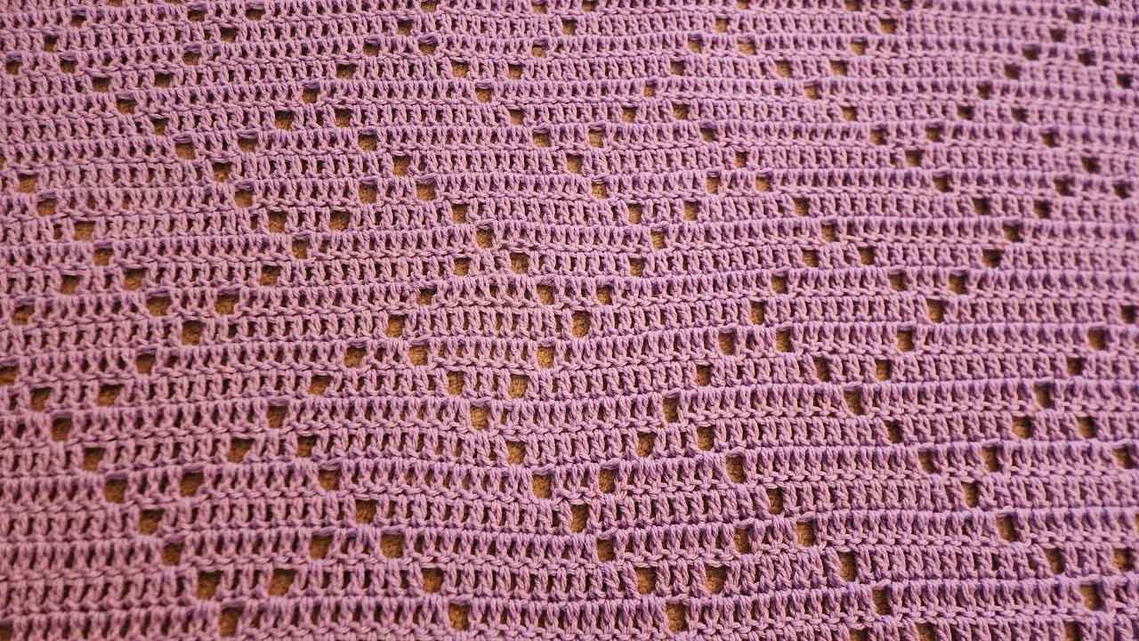 Part 1 - The Woven Filet Blanket - Crochet Tutorial!
