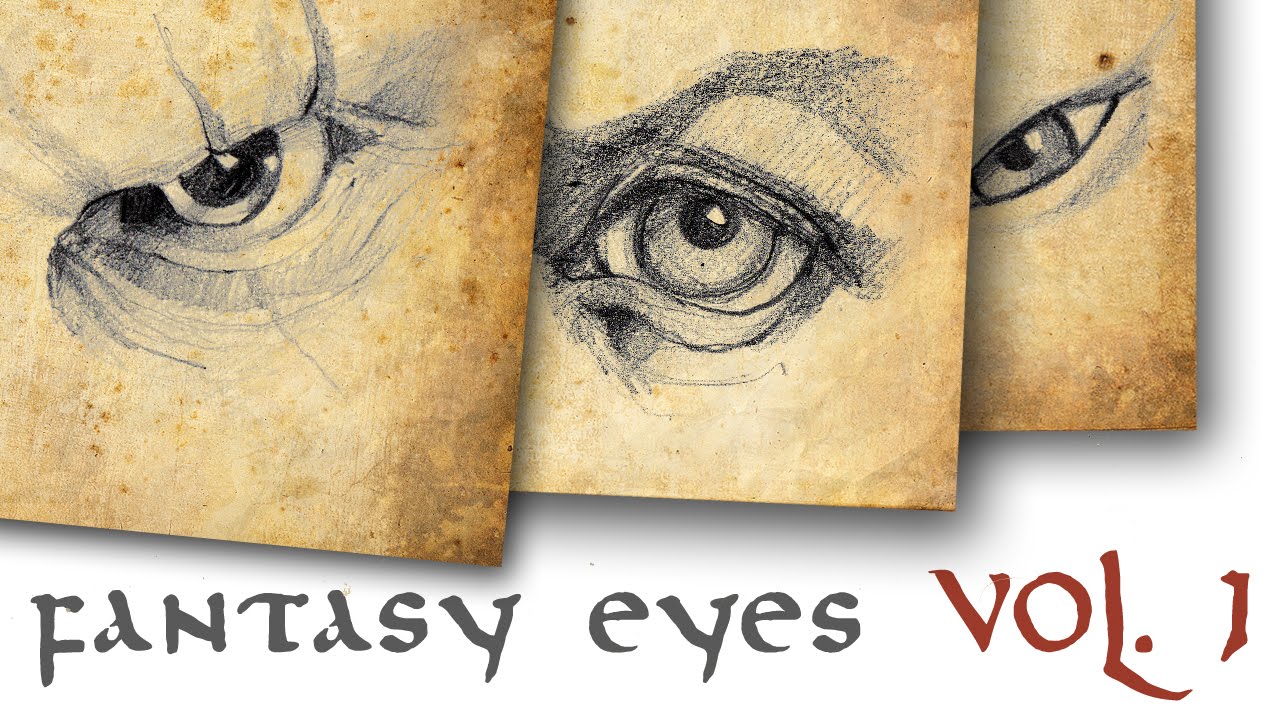 How to draw eyes - Fantasy eyes vol.1