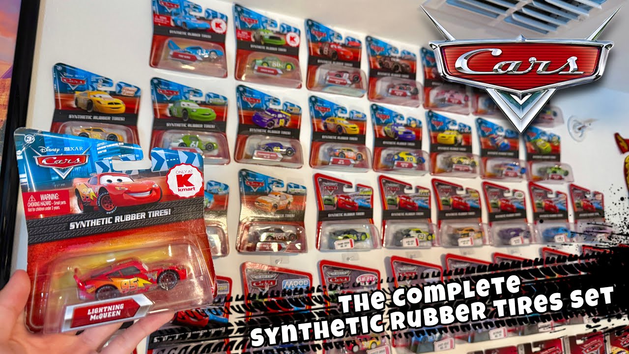 Полная коллекция литых шин из синтетической резины Disney Cars (2009&ndash;2011) | Piston Cup Racers