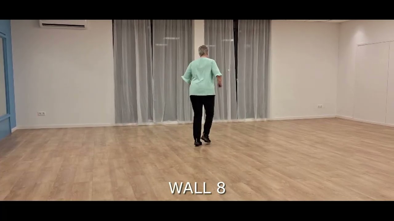 HALLWAY OF ECHOES - LINE DANCE - DEMO VIDEO - MARIANNE VD TOORN VRIJTHOFF